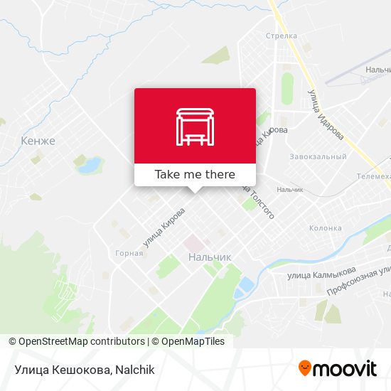 Улица Кешокова map