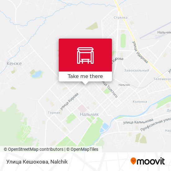 Улица Кешокова map