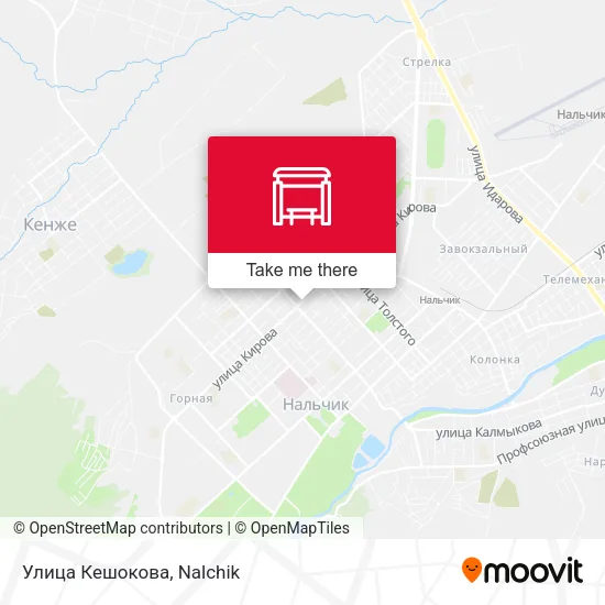 Улица Кешокова map