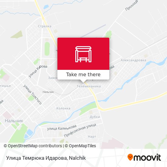 Улица Темрюка Идарова map