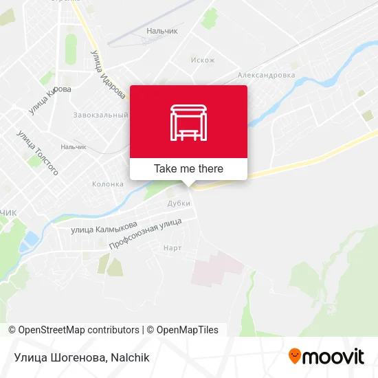 Улица Шогенова map