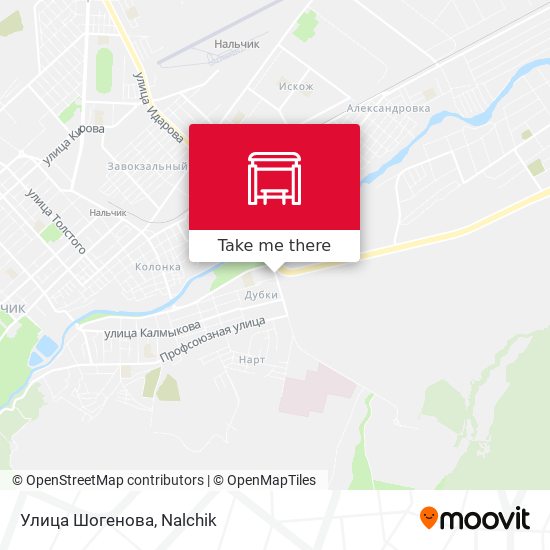 Улица Шогенова map
