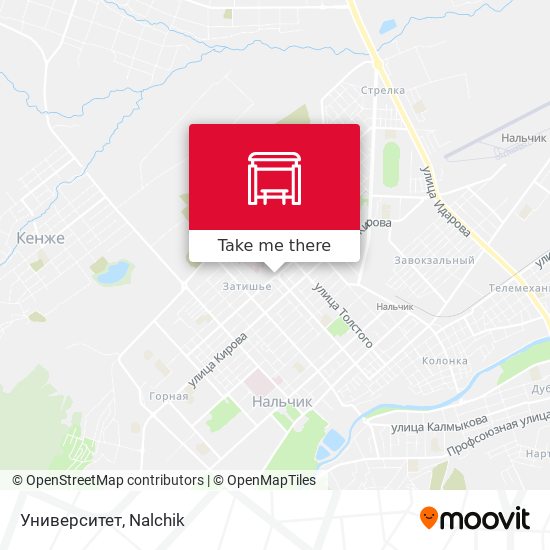 Университет map