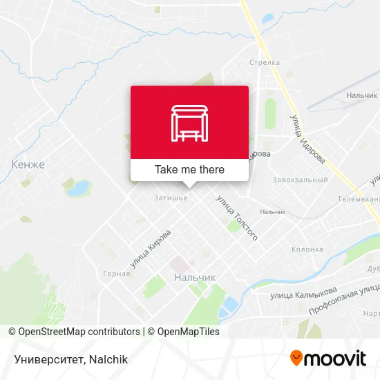Университет map