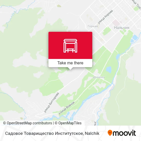Садовое Товарищество Институтское map