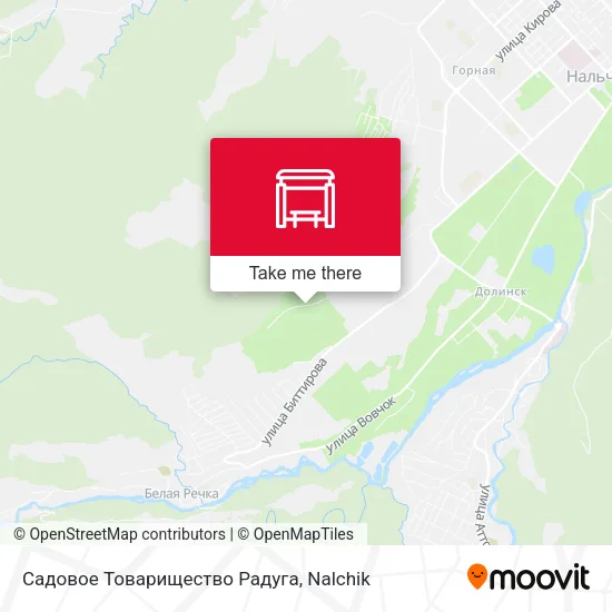Садовое Товарищество Радуга map