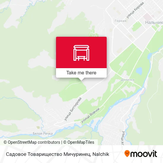 Садовое Товарищество Мичуринец map
