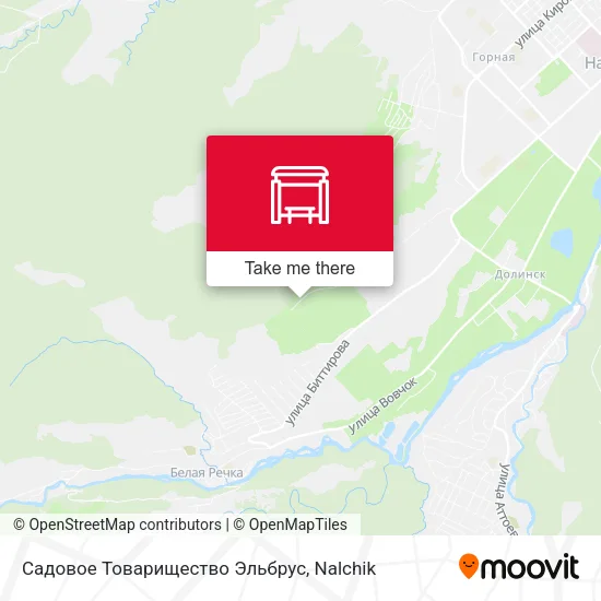 Садовое Товарищество Эльбрус map