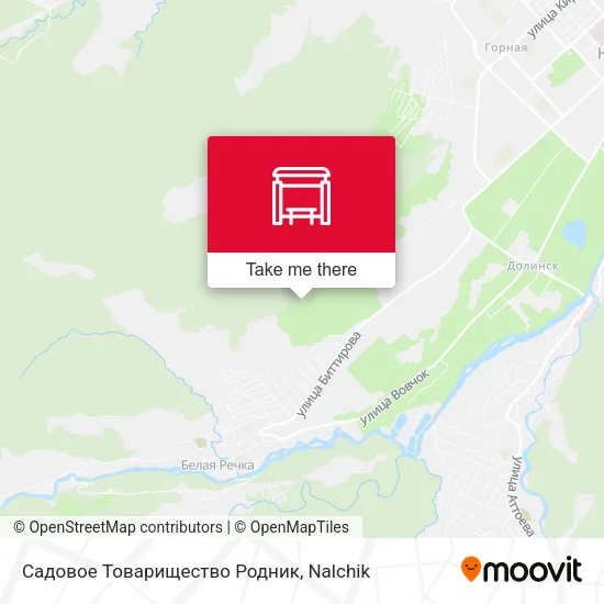 Садовое Товарищество Родник map