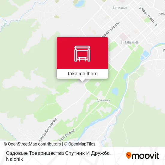 Садовые Товарищества Спутник И Дружба map