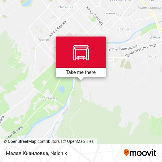 Малая Кизиловка map