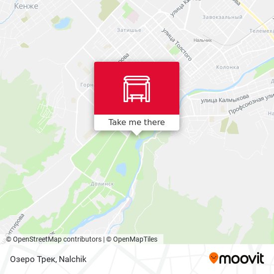 Озеро Трек map