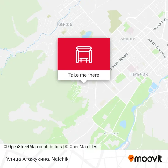 Улица Атажукина map