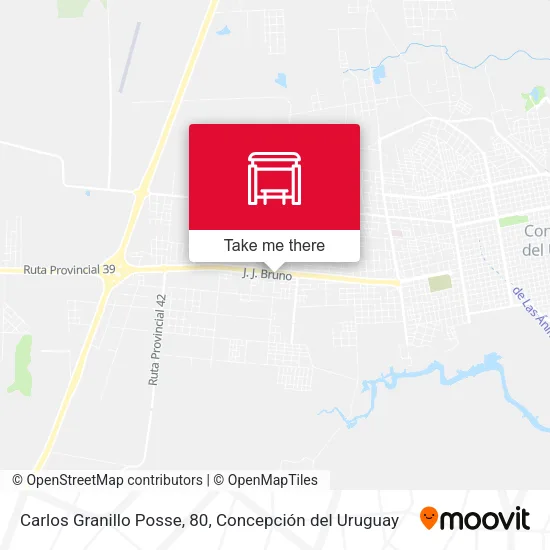 Mapa de Carlos Granillo Posse, 80