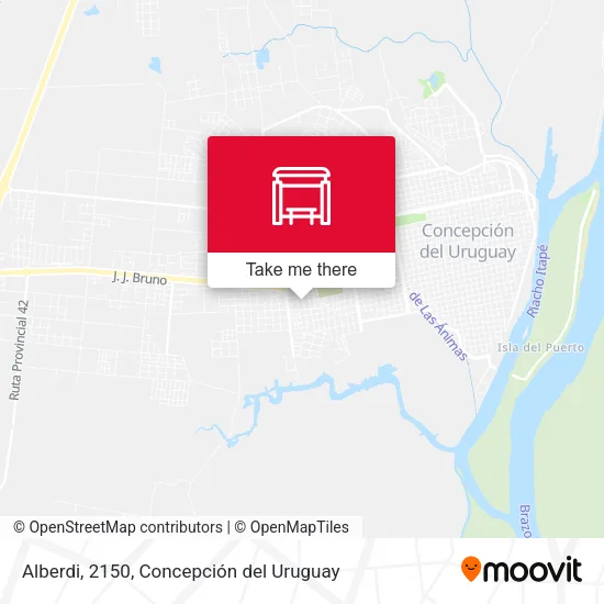 Alberdi, 2150 map