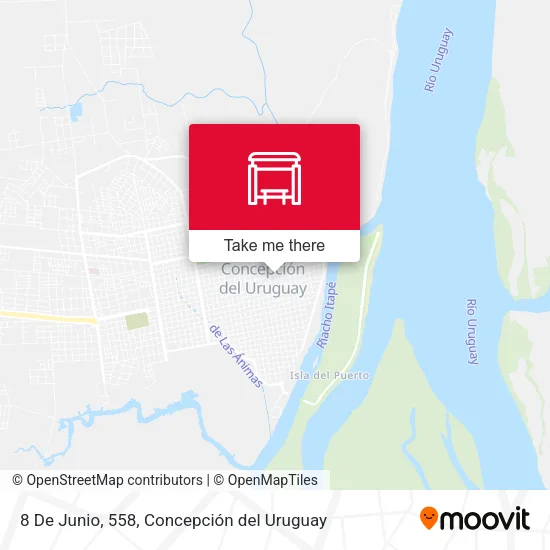 Mapa de 8 De Junio, 558