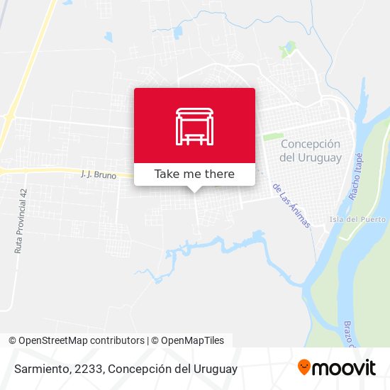 Sarmiento, 2233 map