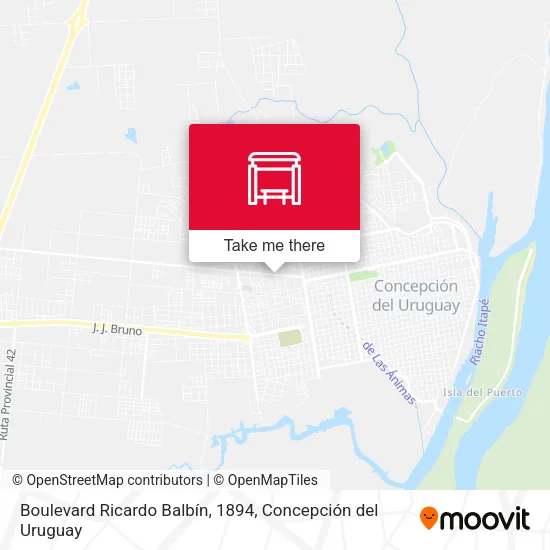 Mapa de Boulevard Ricardo Balbín, 1894