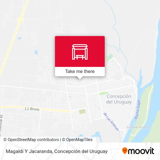Mapa de Magaldi Y Jacaranda