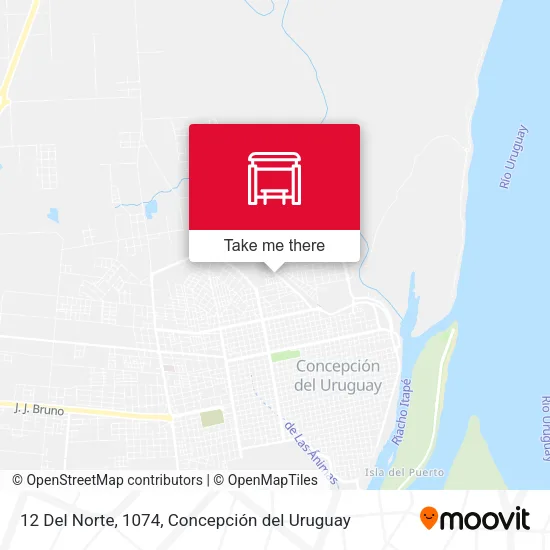Mapa de 12 Del Norte, 1074