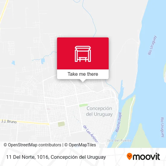 Mapa de 11 Del Norte, 1016