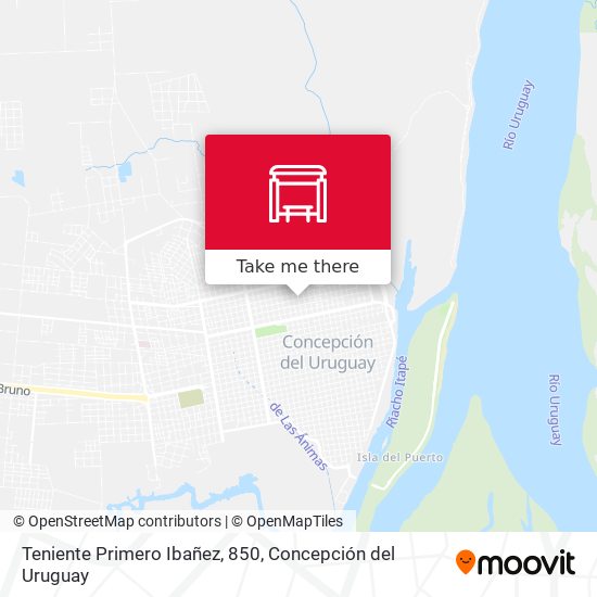 Teniente Primero Ibañez, 850 map