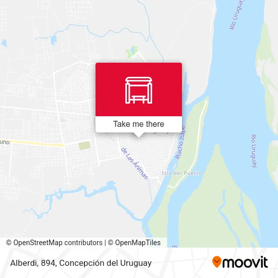 Alberdi, 894 map