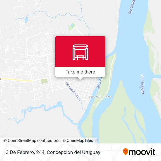 Mapa de 3 De Febrero, 244