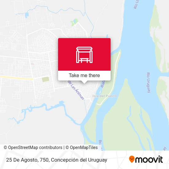 Mapa de 25 De Agosto, 750