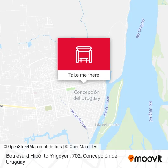 Mapa de Boulevard Hipólito Yrigoyen, 702