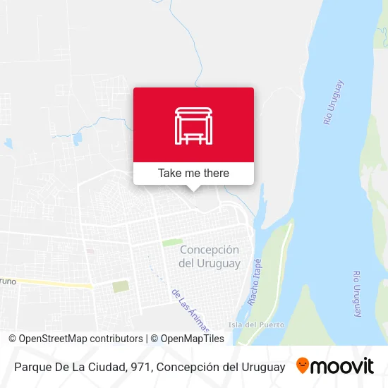 Parque De La Ciudad, 971 map