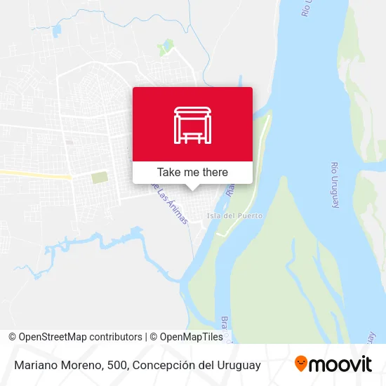 Mapa de Mariano Moreno, 500
