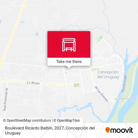 Mapa de Boulevard Ricardo Balbín, 2027