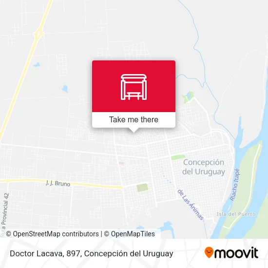 Mapa de Doctor Lacava, 897