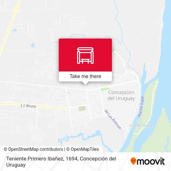 Mapa de Teniente Primero Ibañez, 1694