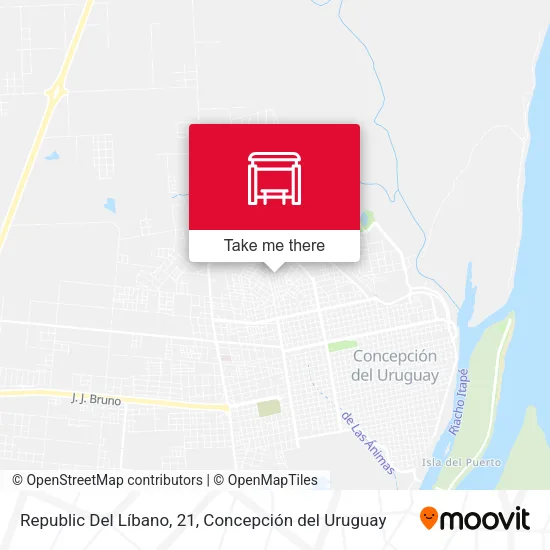 Mapa de Republic Del Líbano, 21