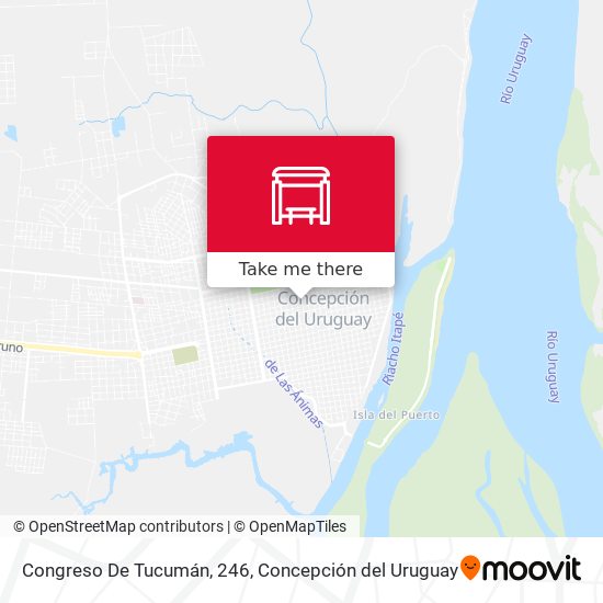 Congreso De Tucumán, 246 map