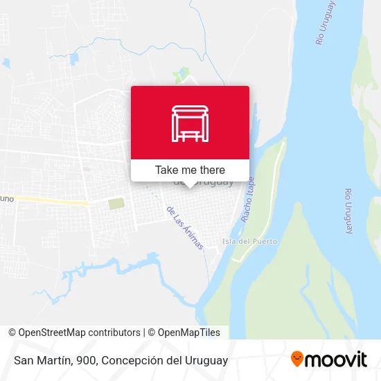 Mapa de San Martín, 900