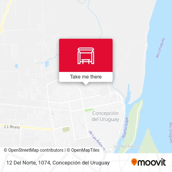 12 Del Norte, 1074 map
