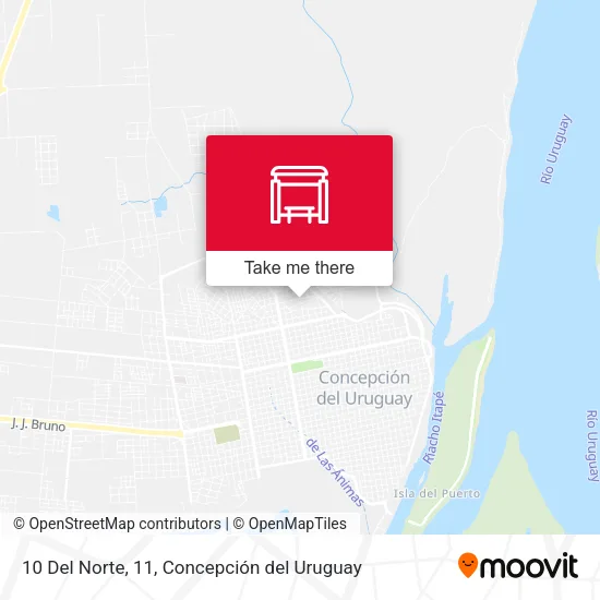 Mapa de 10 Del Norte, 11