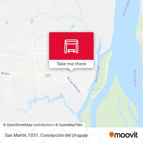 San Martín, 1051 map
