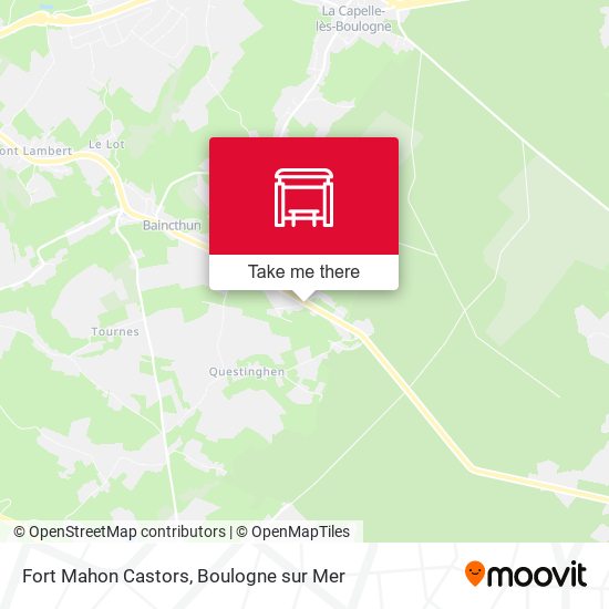 Fort Mahon Castors map