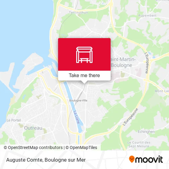 Auguste Comte map