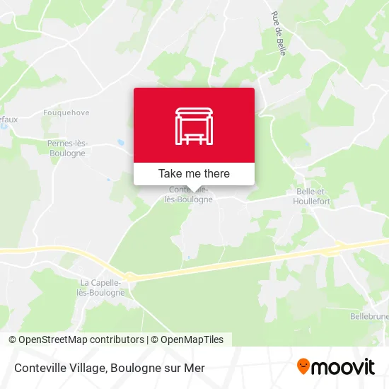 Conteville Village map