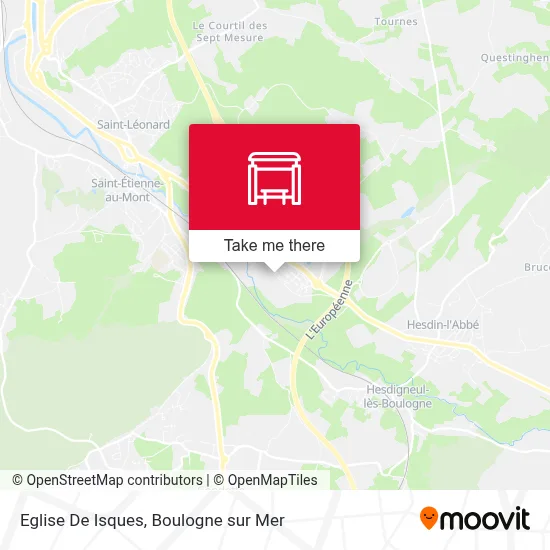 Eglise De Isques map