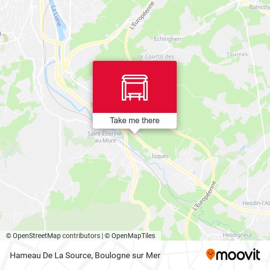 Mapa Hameau De La Source