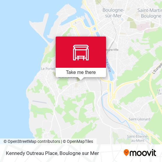 Mapa Kennedy Outreau Place