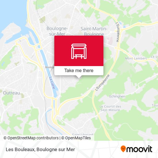 Mapa Les Bouleaux