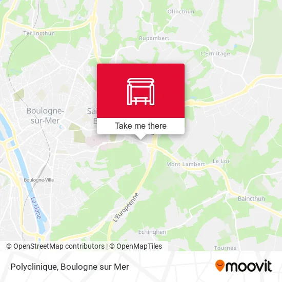 Polyclinique map