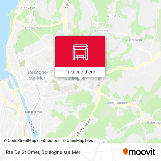 Rte De St Omer map